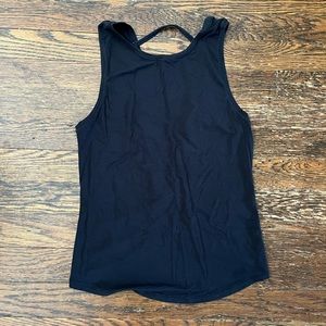 Lululemon black tank top size 2
